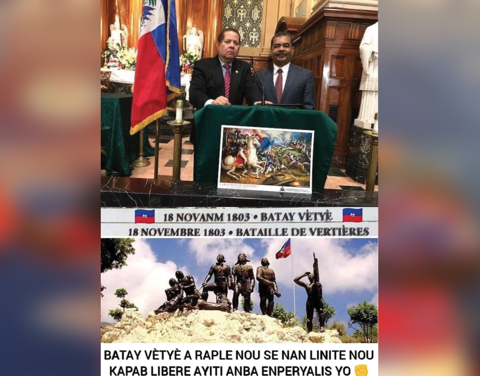 Message de Lesly Condé à l'occasion du 221e anniversaire de la glorieuse Bataille de Vertières